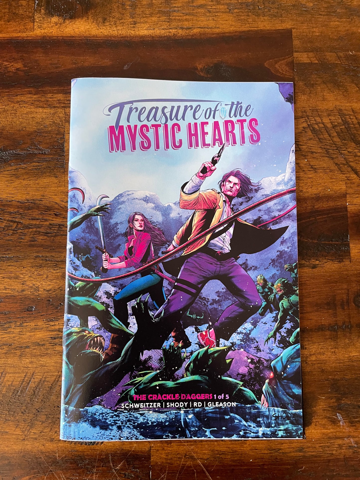 Treasure of the Mystics Hearts comic