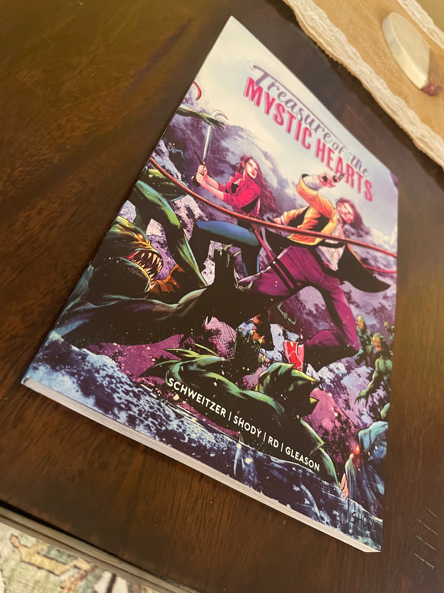 Treasure of the Mystic Hearts graphic novel